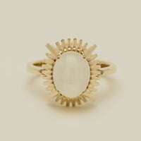 9ct Yellow Gold Moonstone Meteor Ring - Ring - Walker & Hall