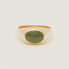 Deja Vu 9ct Yellow Gold Greenstone Ring - Ring - Walker & Hall
