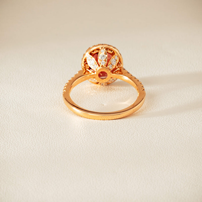 18ct Rose Gold 2.45ct Tourmaline & Diamond Sierra Ring - Ring - Walker & Hall