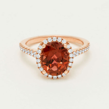 18ct Rose Gold 2.45ct Tourmaline & Diamond Sierra Ring - Ring - Walker & Hall