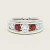 Platinum Ruby & Diamond Eugenie Ring - Ring - Walker & Hall