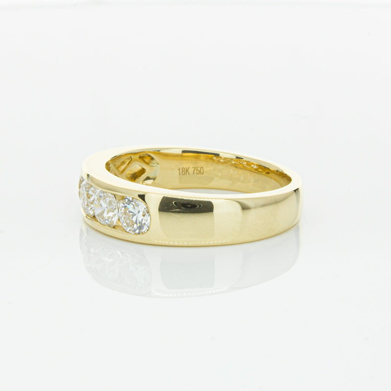 18ct Yellow Gold 1.00ct Diamond Loire Ring-Ring-Walker & Hall