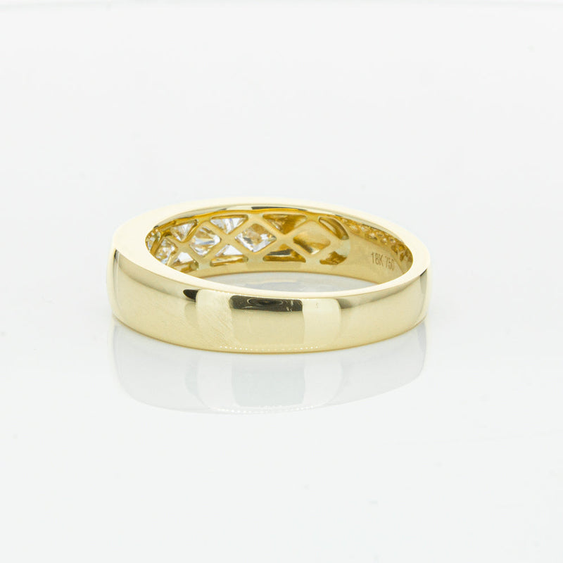 18ct Yellow Gold 1.00ct Diamond Loire Ring-Ring-Walker & Hall