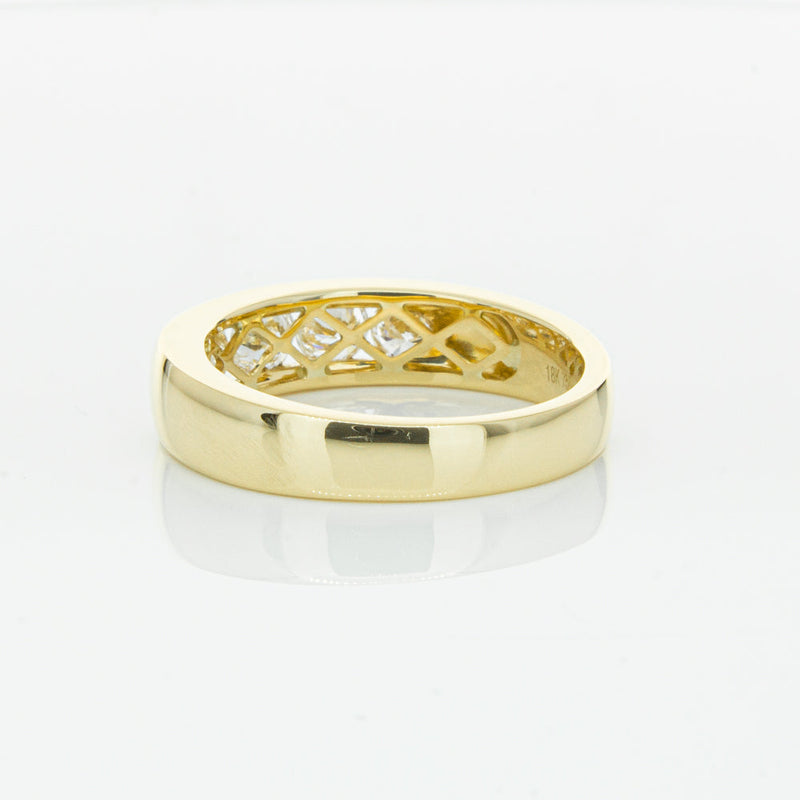 18ct Yellow Gold 1.00ct Diamond Loire Ring-Ring-Walker & Hall