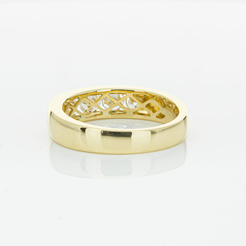 18ct Yellow Gold 1.00ct Diamond Loire Ring-Ring-Walker & Hall