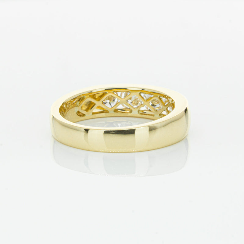 18ct Yellow Gold 1.00ct Diamond Loire Ring-Ring-Walker & Hall