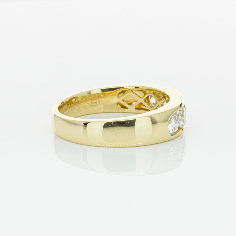 18ct Yellow Gold 1.00ct Diamond Loire Ring-Ring-Walker & Hall