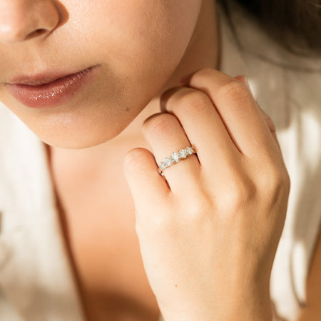 18ct White Gold .86ct Diamond Monarch Ring-Ring-Walker & Hall