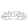 18ct White Gold .80ct Diamond Pentagon Ring-Ring-Walker & Hall