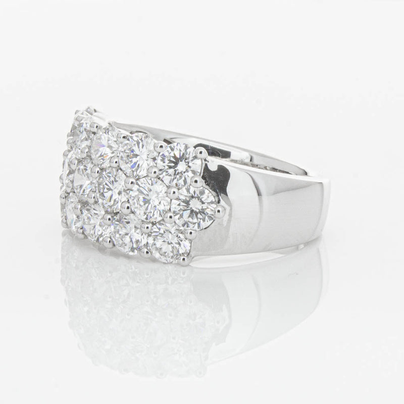 18ct White Gold Diamond Dynasty Ring-Ring-Walker & Hall