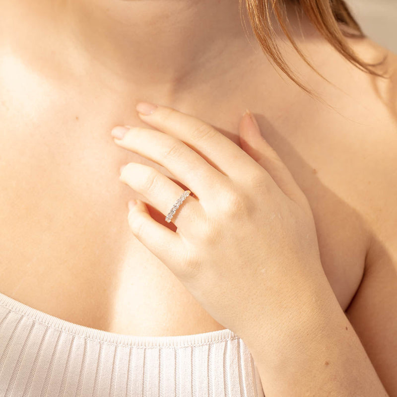 18ct Yellow Gold 1.00ct Diamond Panorama Ring-Ring-Walker & Hall