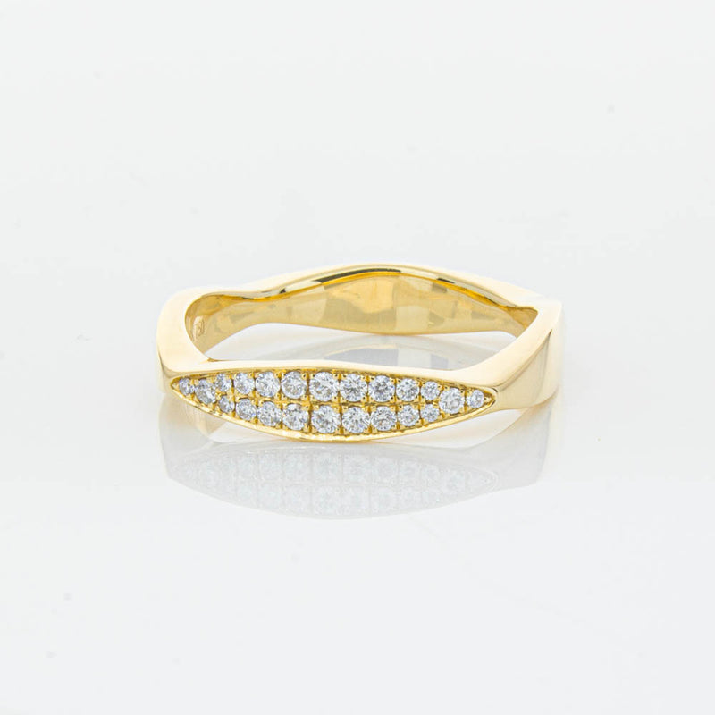 18ct Yellow Gold Diamond EOS Ring-Ring-Walker & Hall