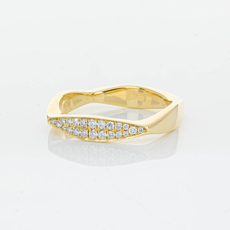 18ct Yellow Gold Diamond EOS Ring-Ring-Walker & Hall