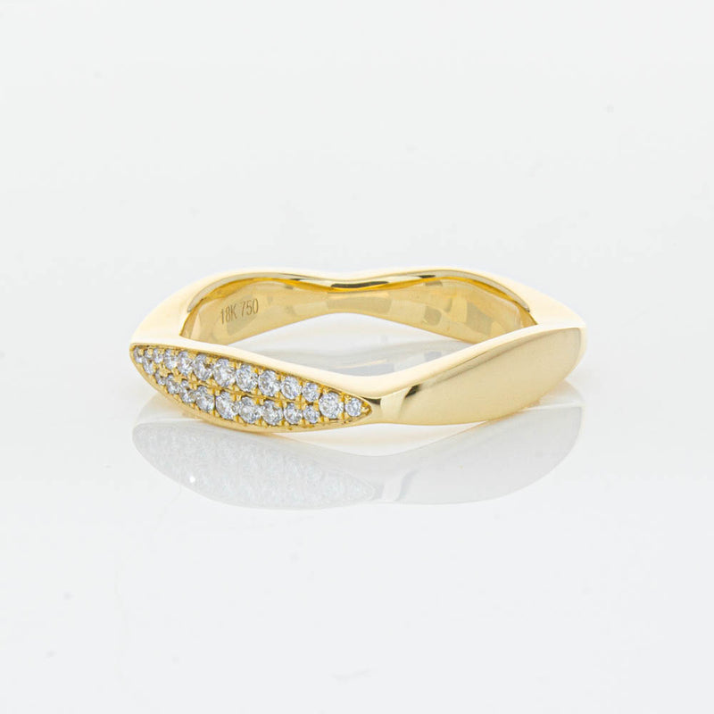 18ct Yellow Gold Diamond EOS Ring-Ring-Walker & Hall