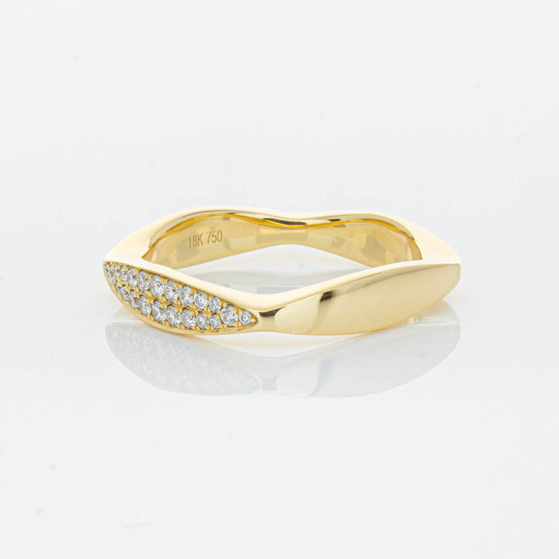 18ct Yellow Gold Diamond EOS Ring-Ring-Walker & Hall