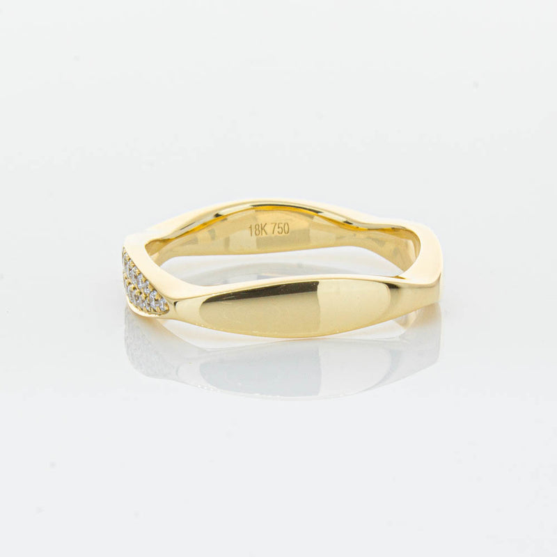 18ct Yellow Gold Diamond EOS Ring-Ring-Walker & Hall