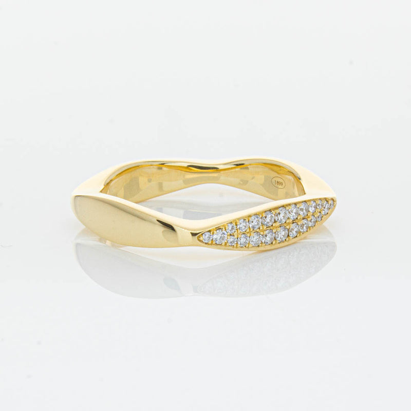 18ct Yellow Gold Diamond EOS Ring-Ring-Walker & Hall