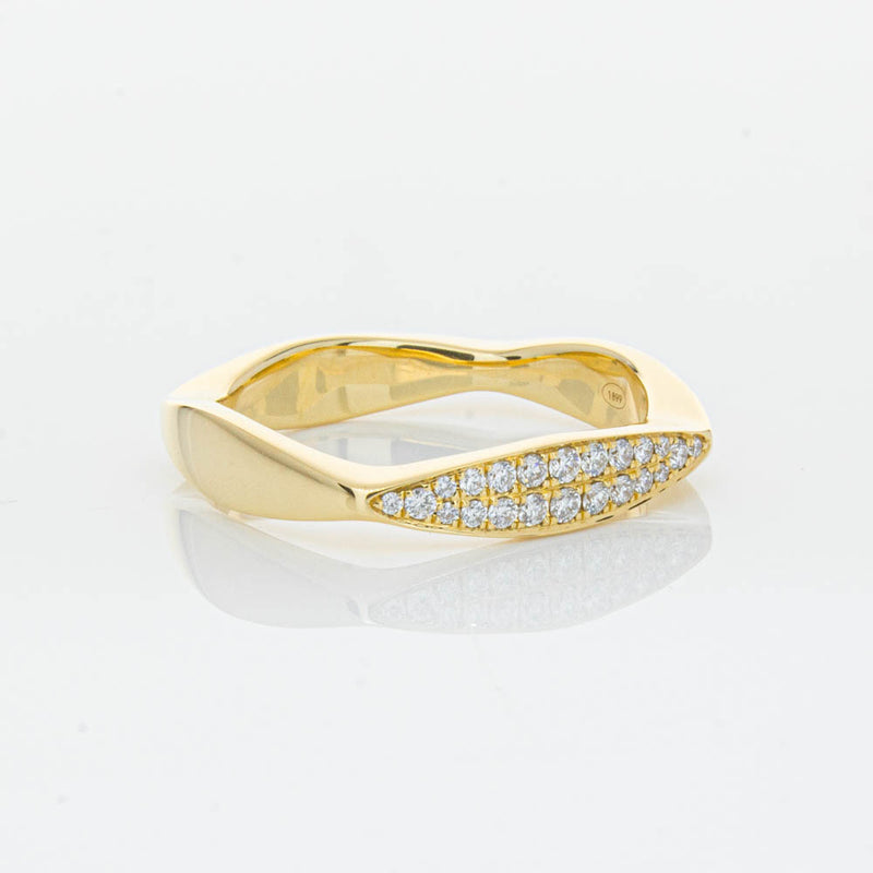 18ct Yellow Gold Diamond EOS Ring-Ring-Walker & Hall
