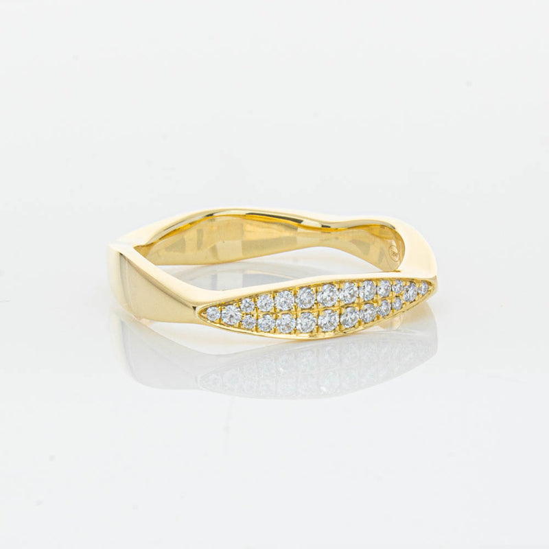 18ct Yellow Gold Diamond EOS Ring-Ring-Walker & Hall