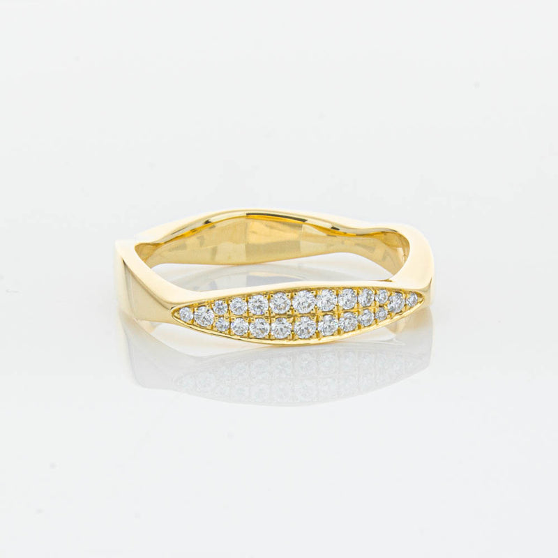 18ct Yellow Gold Diamond EOS Ring-Ring-Walker & Hall