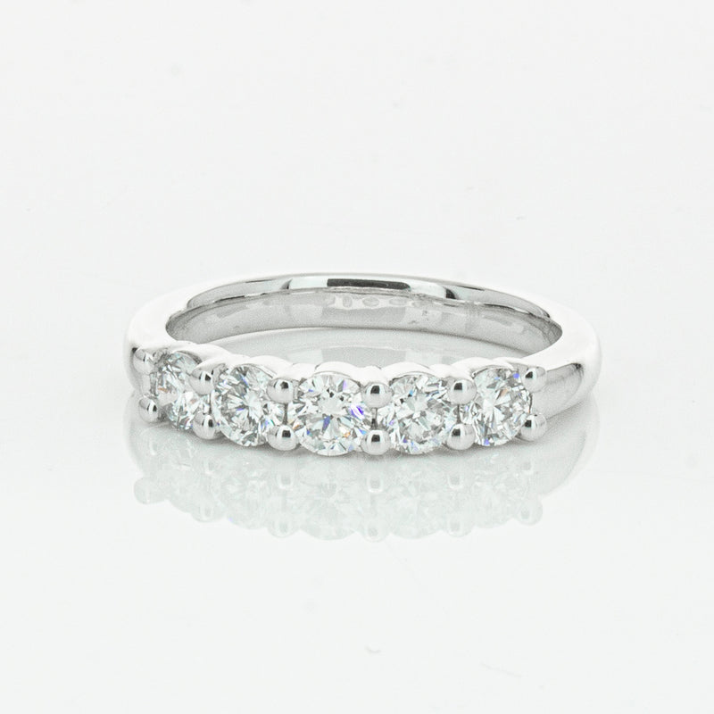 18ct White Gold .80ct Diamond Panorama Ring-Ring-Walker & Hall