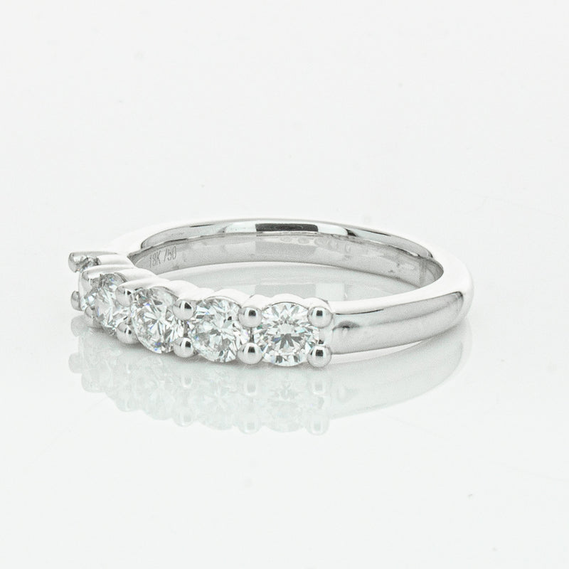 18ct White Gold .80ct Diamond Panorama Ring-Ring-Walker & Hall