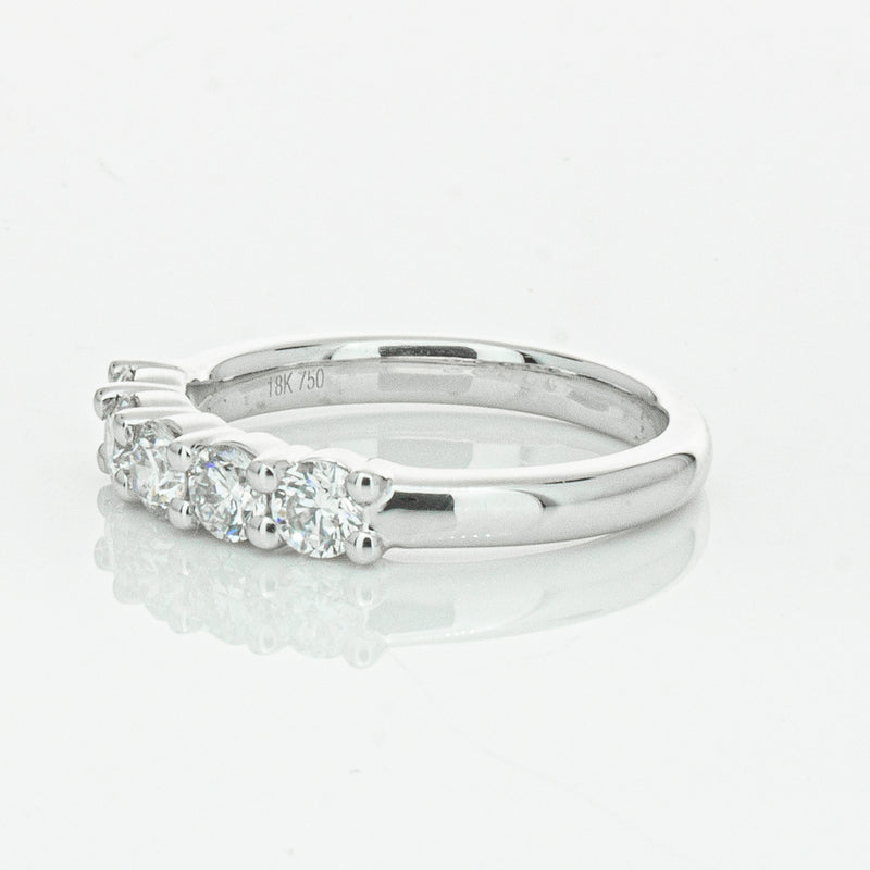 18ct White Gold .80ct Diamond Panorama Ring-Ring-Walker & Hall
