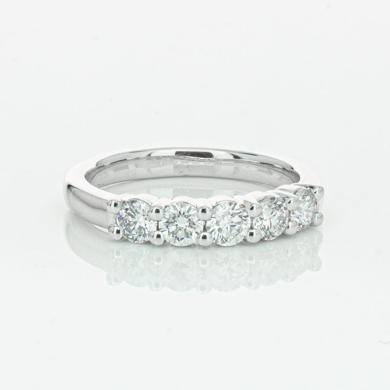 18ct White Gold .80ct Diamond Panorama Ring-Ring-Walker & Hall