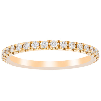 18ct Yellow Gold .34ct Diamond Comet Band-Ring-Walker & Hall