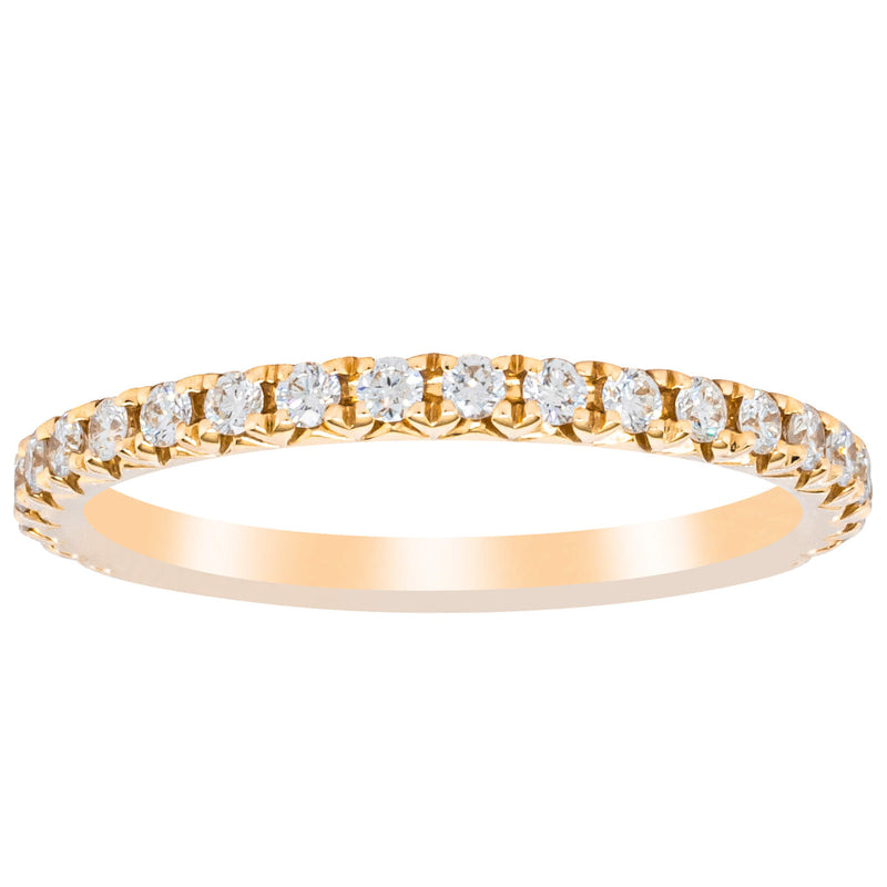 18ct Yellow Gold .34ct Diamond Comet Band-Ring-Walker & Hall