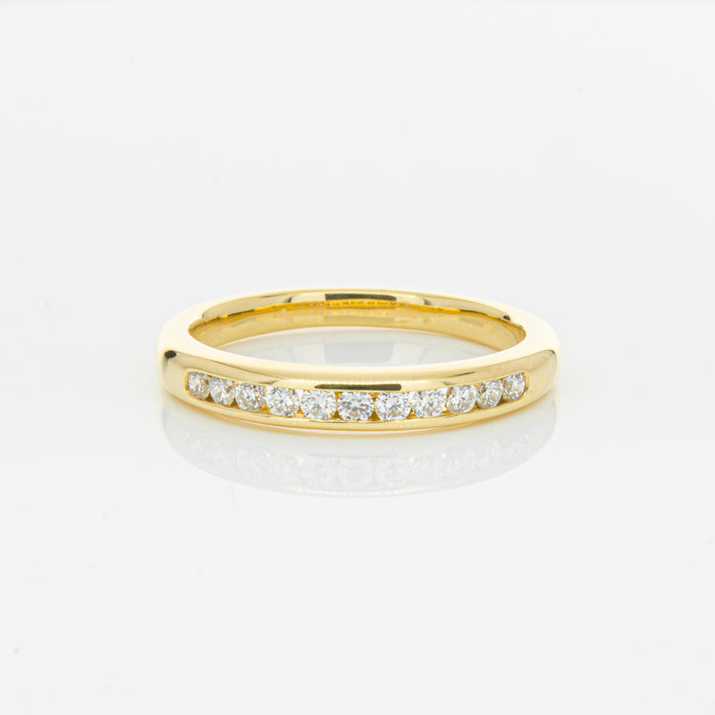 18ct Yellow Gold .25ct Diamond Ring-Ring-Walker & Hall