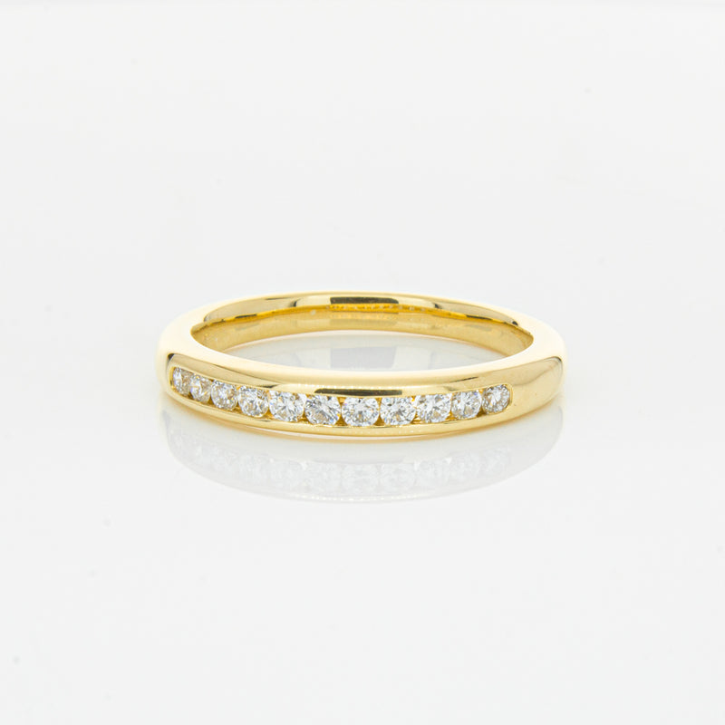 18ct Yellow Gold .25ct Diamond Ring-Ring-Walker & Hall