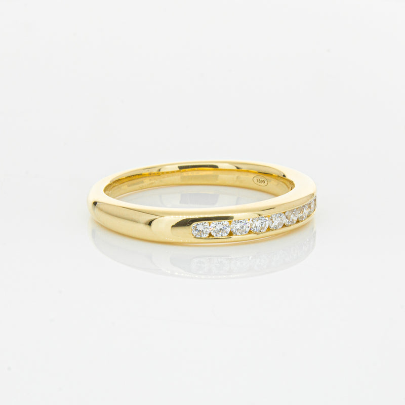 18ct Yellow Gold .25ct Diamond Ring-Ring-Walker & Hall