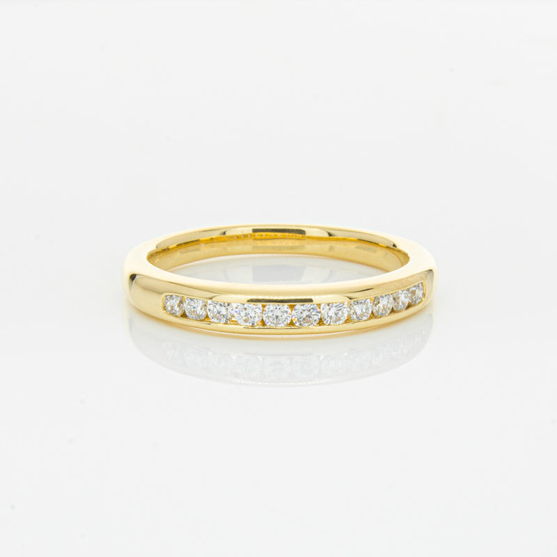 18ct Yellow Gold .25ct Diamond Ring-Ring-Walker & Hall