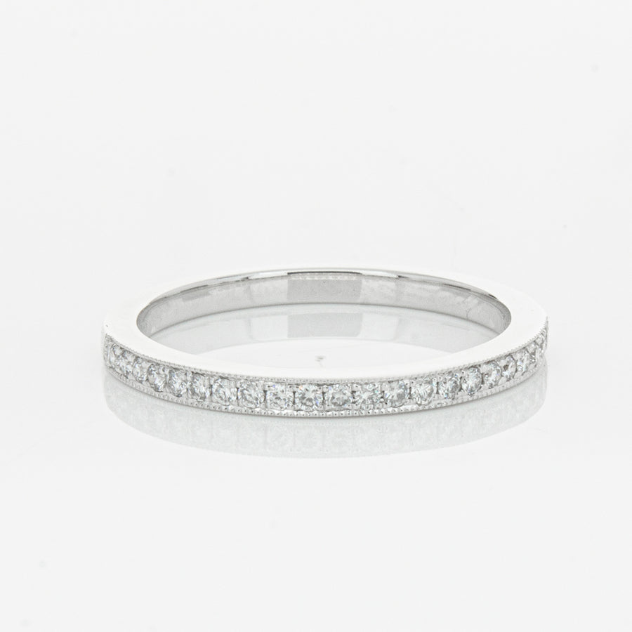 14ct White Gold Diamond Phoebe Band-Ring-Walker & Hall