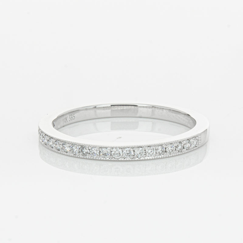 14ct White Gold Diamond Phoebe Band-Ring-Walker & Hall