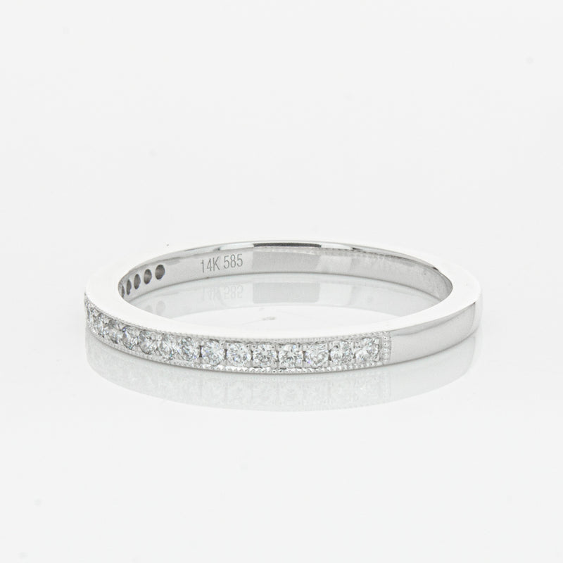 14ct White Gold Diamond Phoebe Band-Ring-Walker & Hall