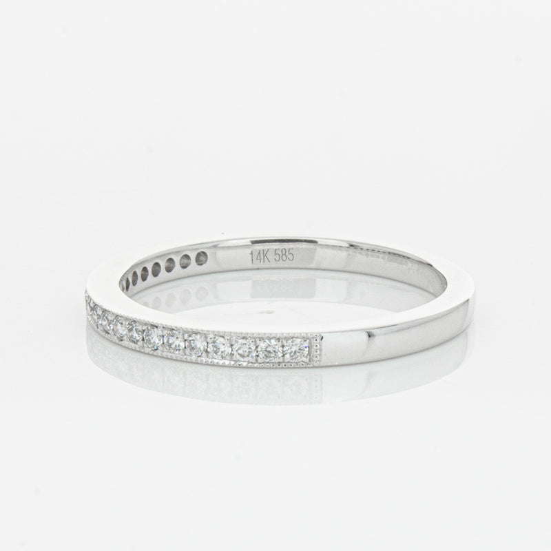14ct White Gold Diamond Phoebe Band-Ring-Walker & Hall
