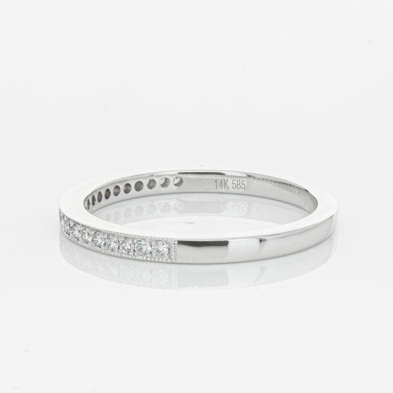14ct White Gold Diamond Phoebe Band-Ring-Walker & Hall