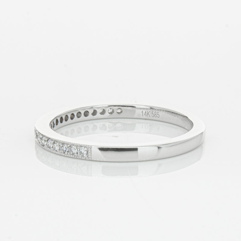 14ct White Gold Diamond Phoebe Band-Ring-Walker & Hall