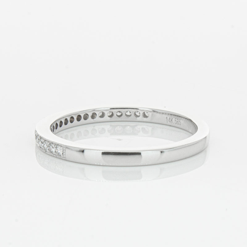 14ct White Gold Diamond Phoebe Band-Ring-Walker & Hall