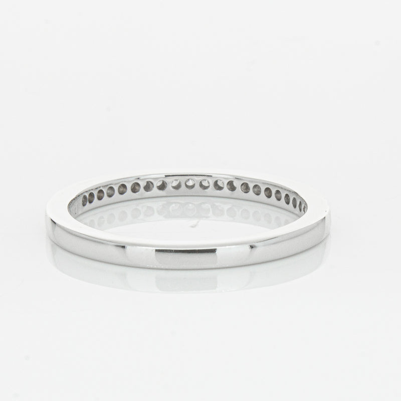 14ct White Gold Diamond Phoebe Band-Ring-Walker & Hall