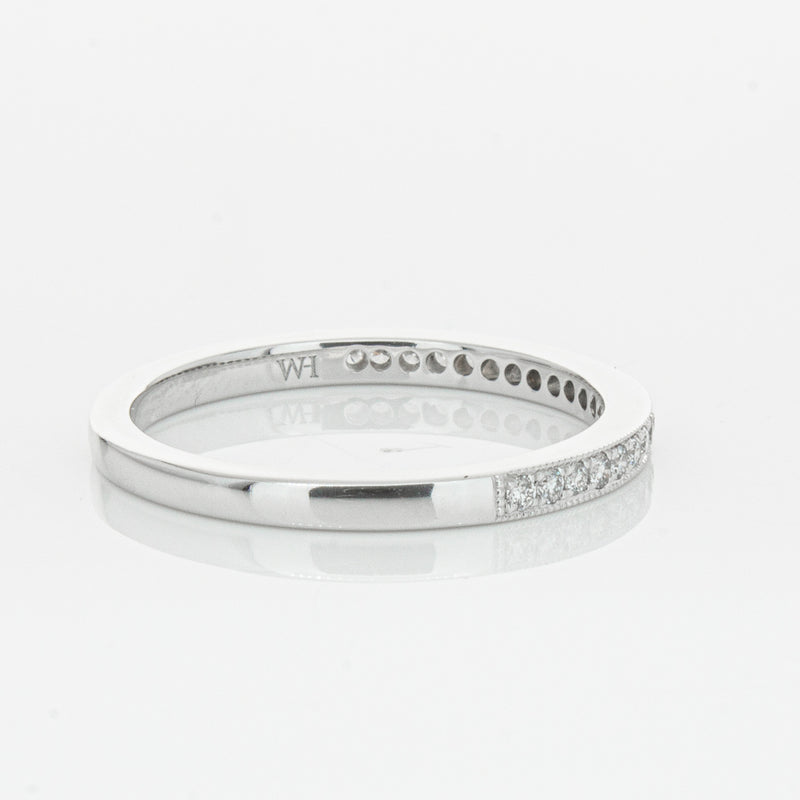 14ct White Gold Diamond Phoebe Band-Ring-Walker & Hall