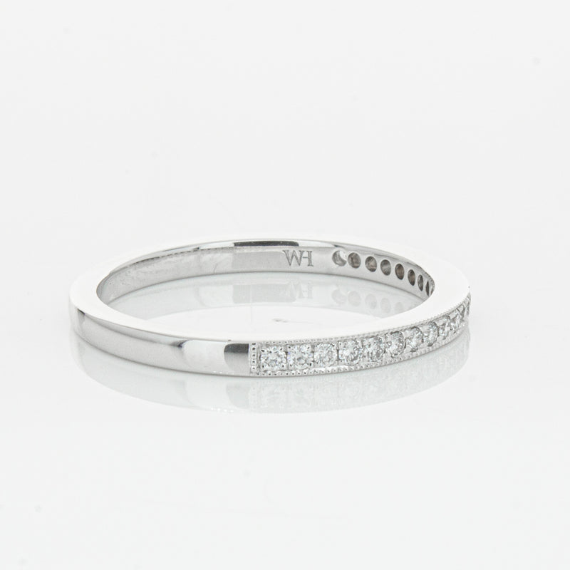 14ct White Gold Diamond Phoebe Band-Ring-Walker & Hall