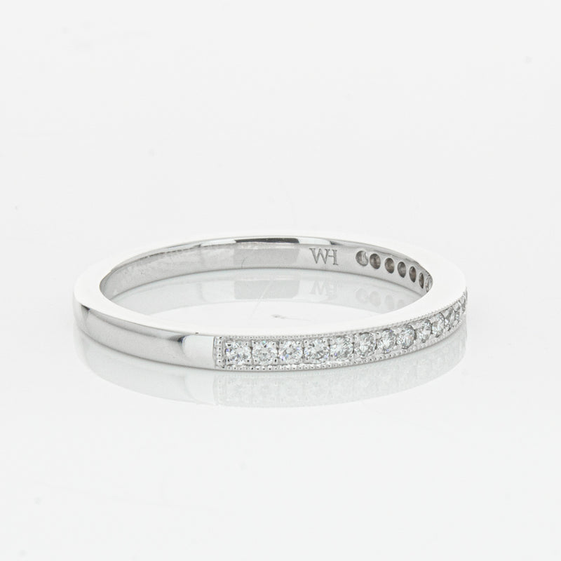 14ct White Gold Diamond Phoebe Band-Ring-Walker & Hall