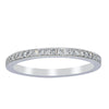 14ct White Gold Diamond Phoebe Band-Ring-Walker & Hall