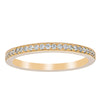 14ct Yellow Gold Diamond Phoebe band-Ring-Walker & Hall