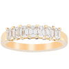 18ct Yellow Gold 1.02ct Emerald Cut Diamond Asra Ring-Ring-Walker & Hall