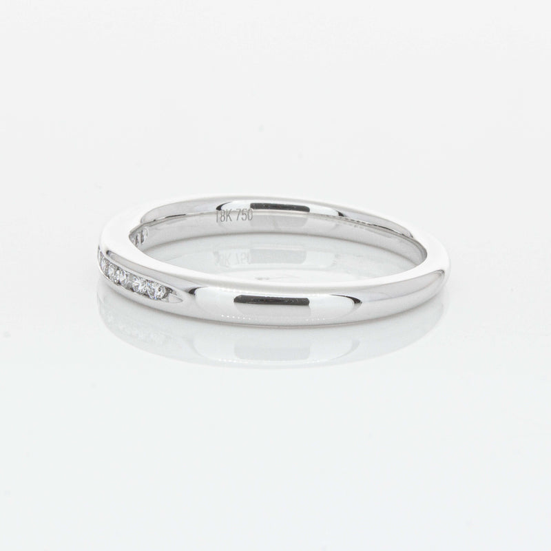 18ct White Gold .09ct Diamond Eternity Ring-Ring-Walker & Hall