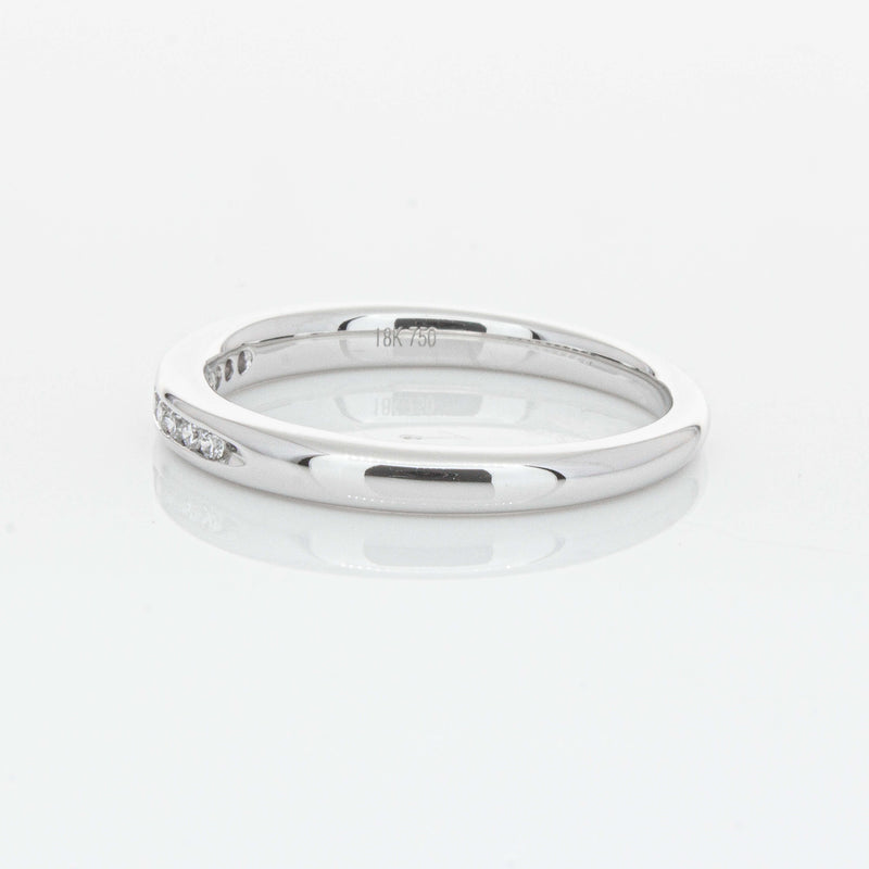 18ct White Gold .09ct Diamond Eternity Ring-Ring-Walker & Hall